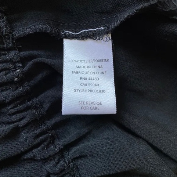 Black Off the Shoulder Jumpsuit - Picture 3 of 3